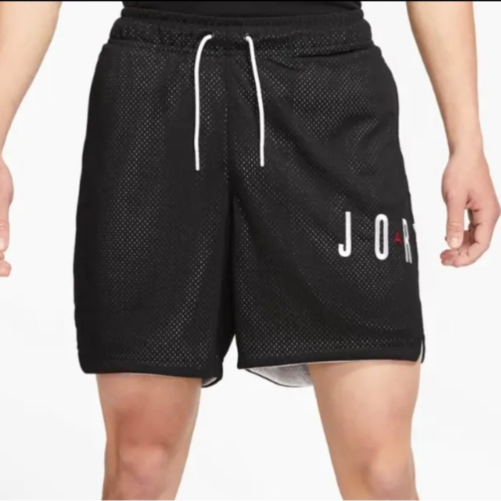 NWT Jordan Shorts Mens 2XL Jumpman Air Breathable Mesh 7 In Gym Basketball Black